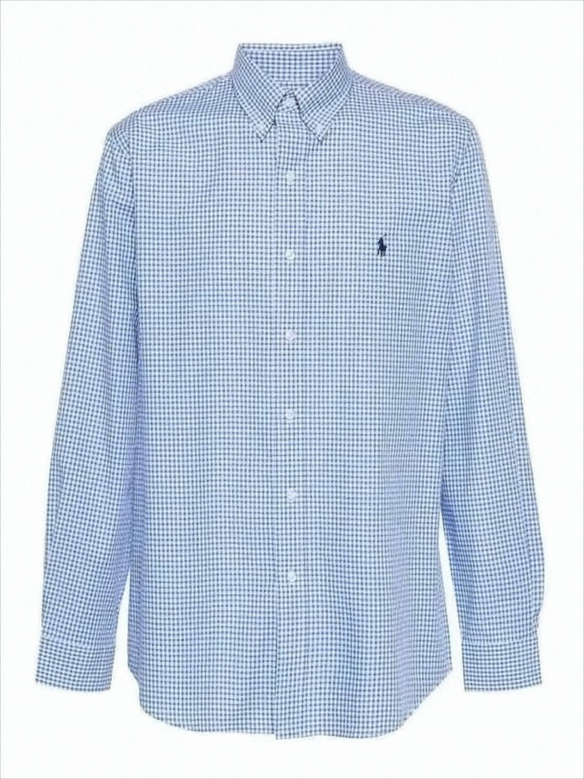 Classic Checkered Long-Sleeve Shirt With Tailored Fit
