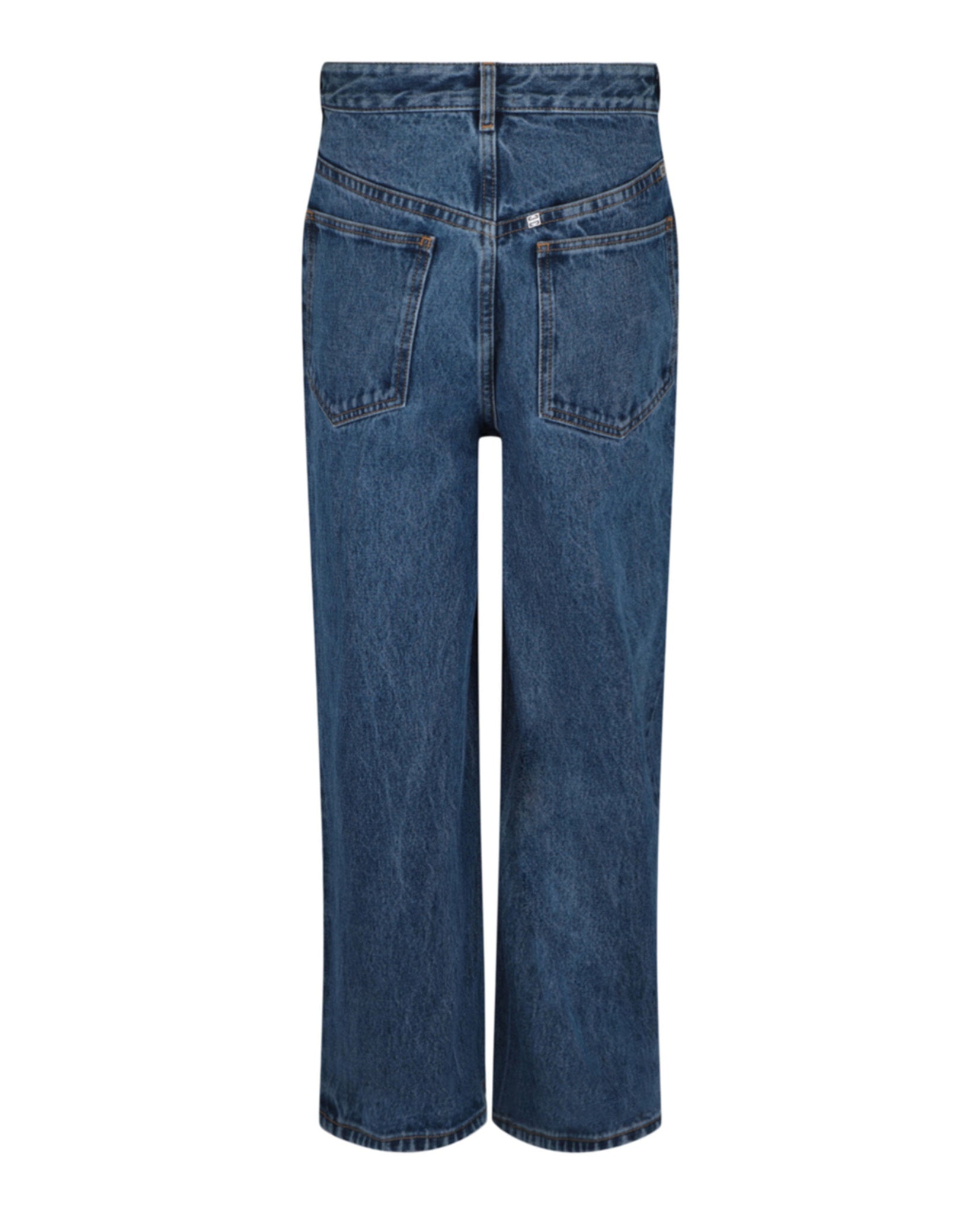 Low Crotch Wide-Leg Jeans
