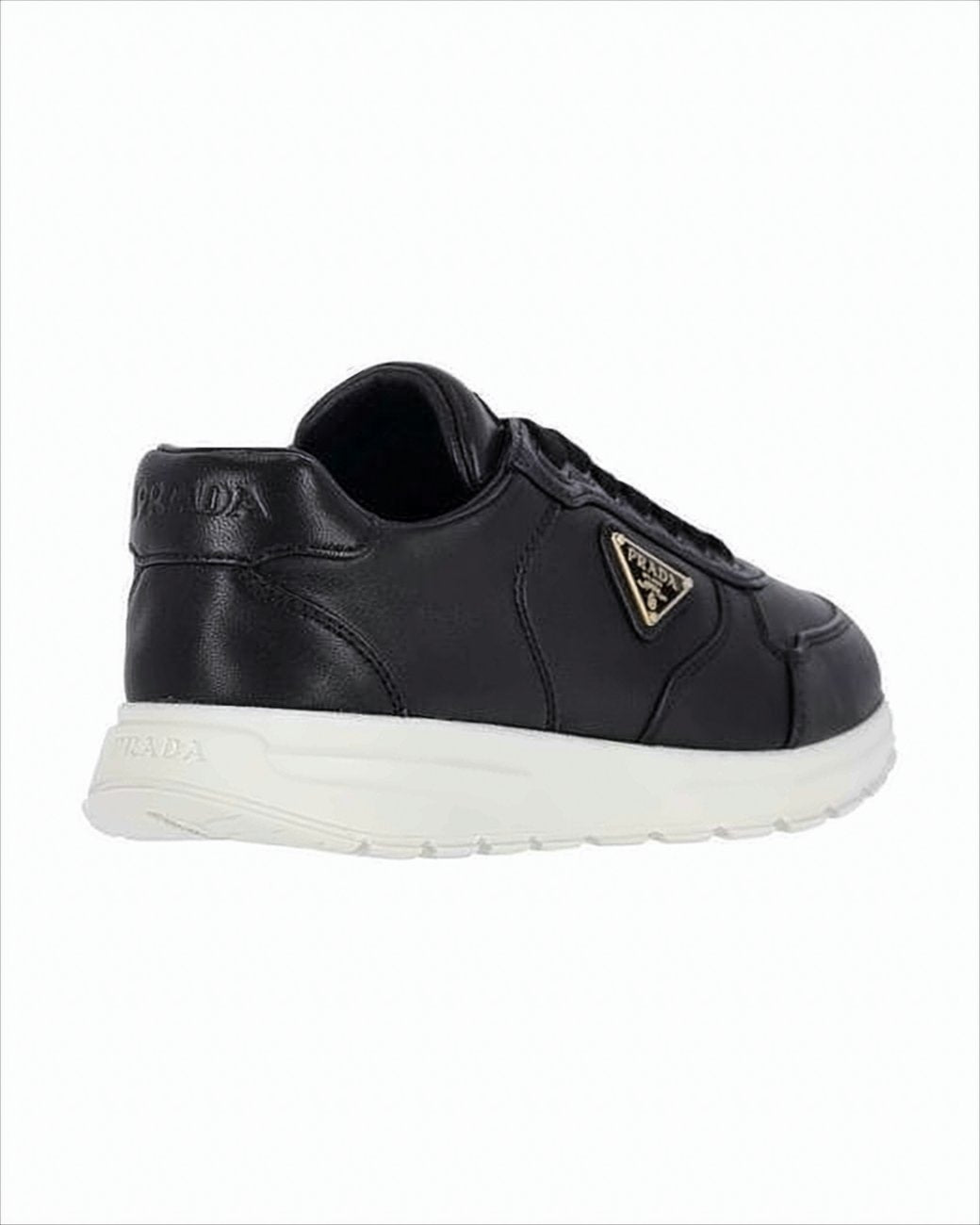 Minimalist Black Nappa Leather Sneakers
