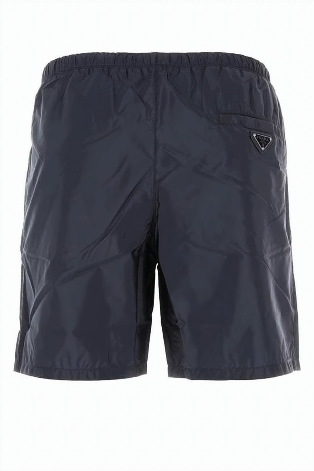 Black Swim Shorts with Design