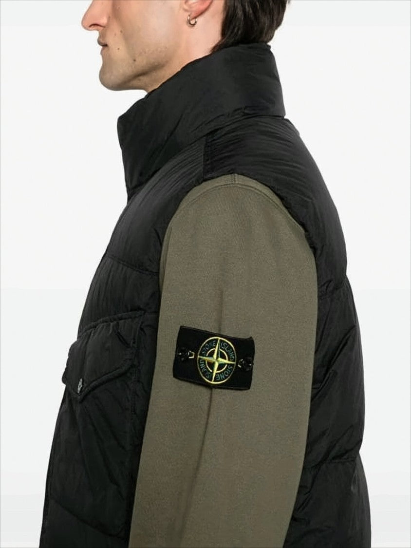 Minimalist Olive Green Long-Sleeve Crewneck Sweatshirt