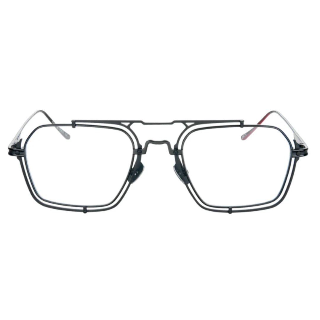 Faye Collection Fy-2 Geometric Frame Titanium Eyeglasses