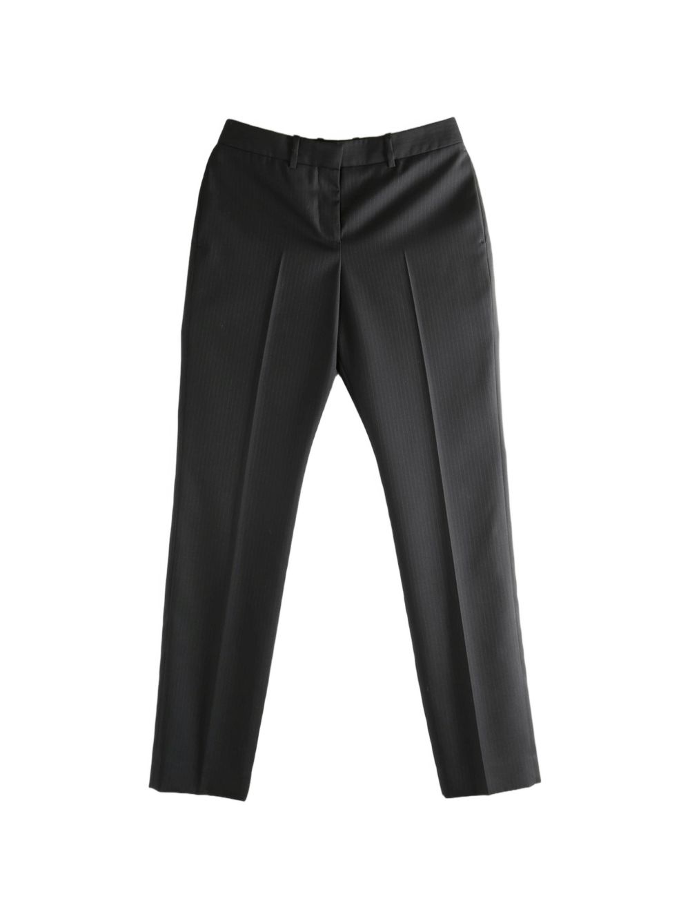 Silk And Nylon Straight Leg Trousers