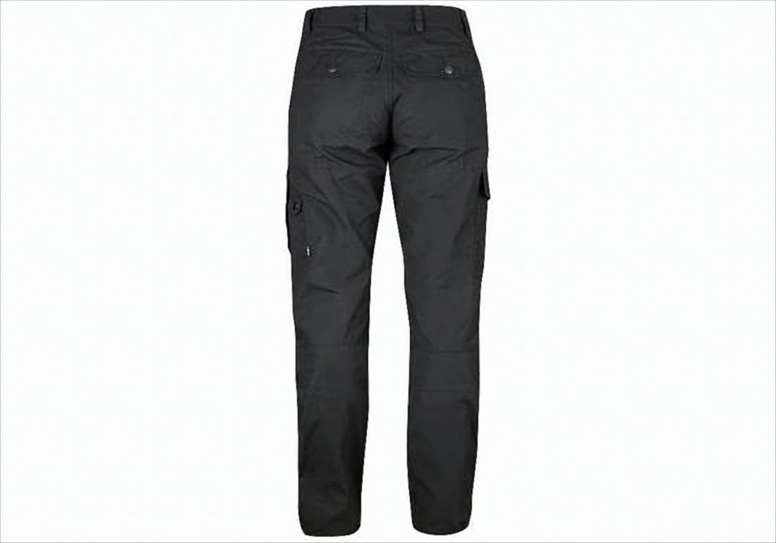 Tailored Black Straight-Leg Pants With Cargo Pockets