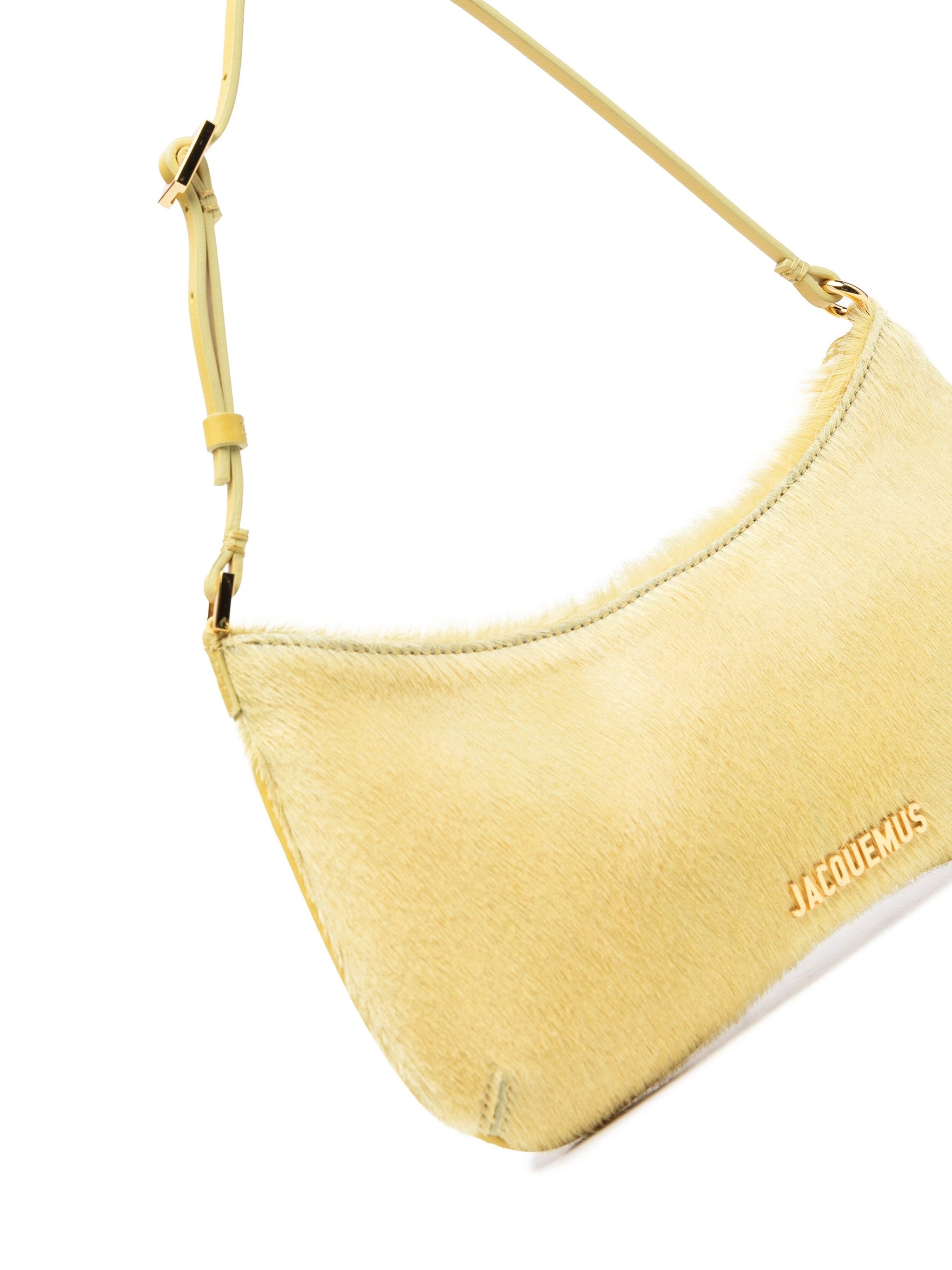Pony Hair Detail Shoulder Bag in Cow Skin