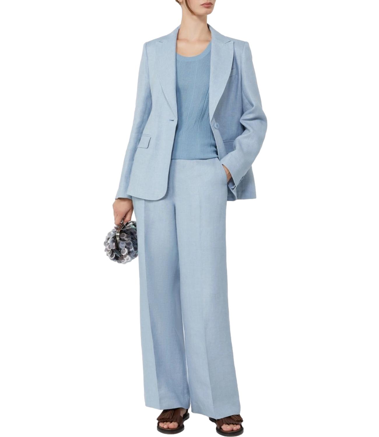 Light Blue Wkdmalizia Wool Trousers