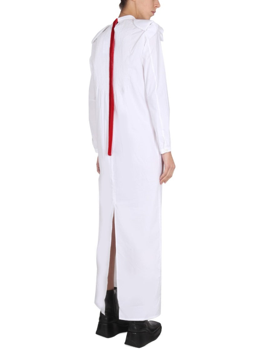 Long White Shirt Dress