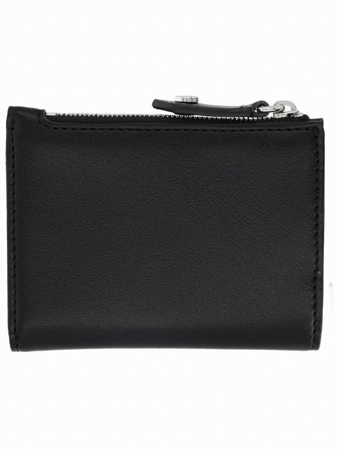 Textured Black Zip-Around Cardholder