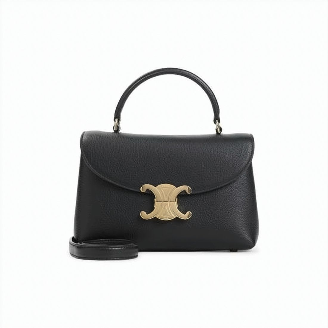 Textured Calf Leather Tote Bag