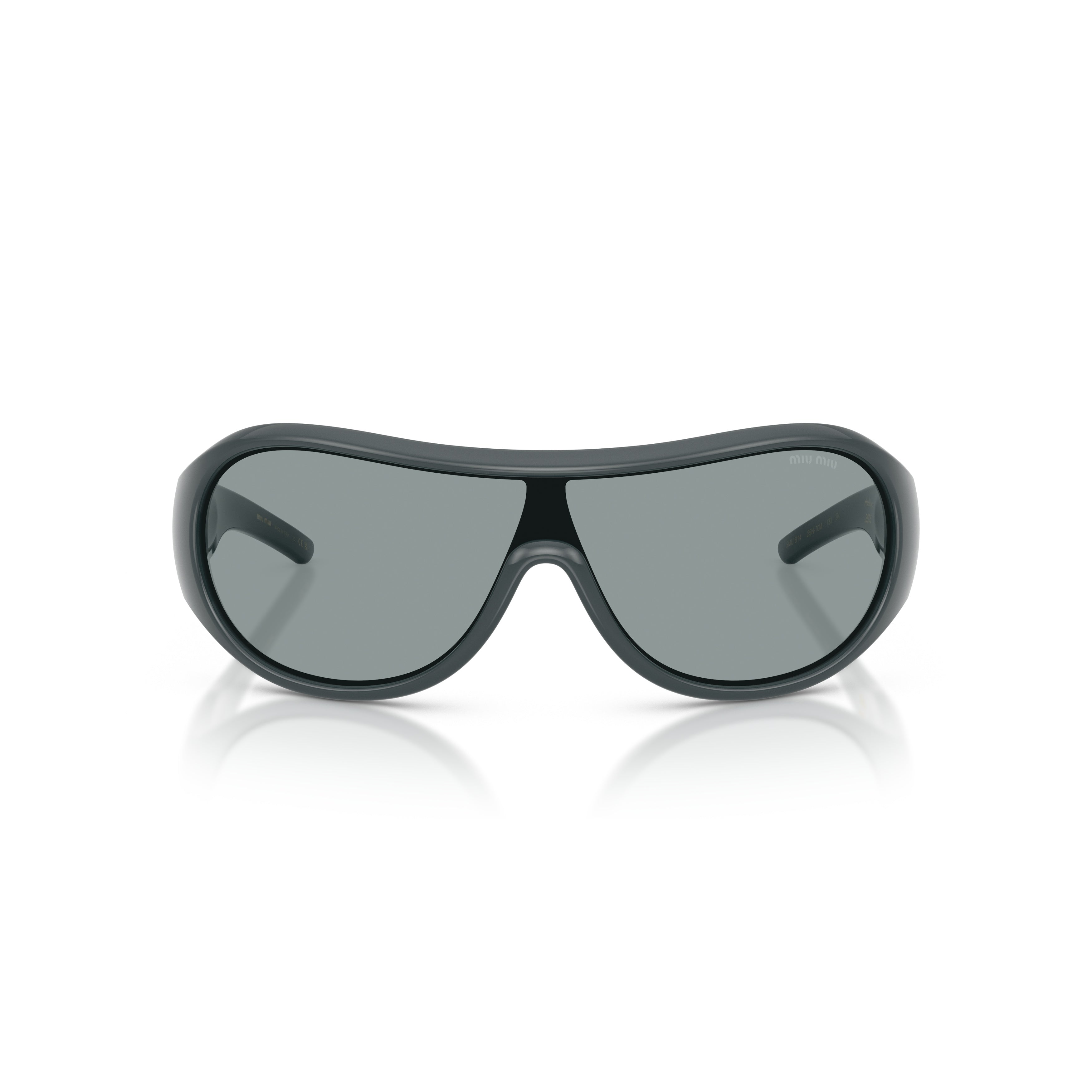 Wraparound Sunglasses with Matte Black Frame