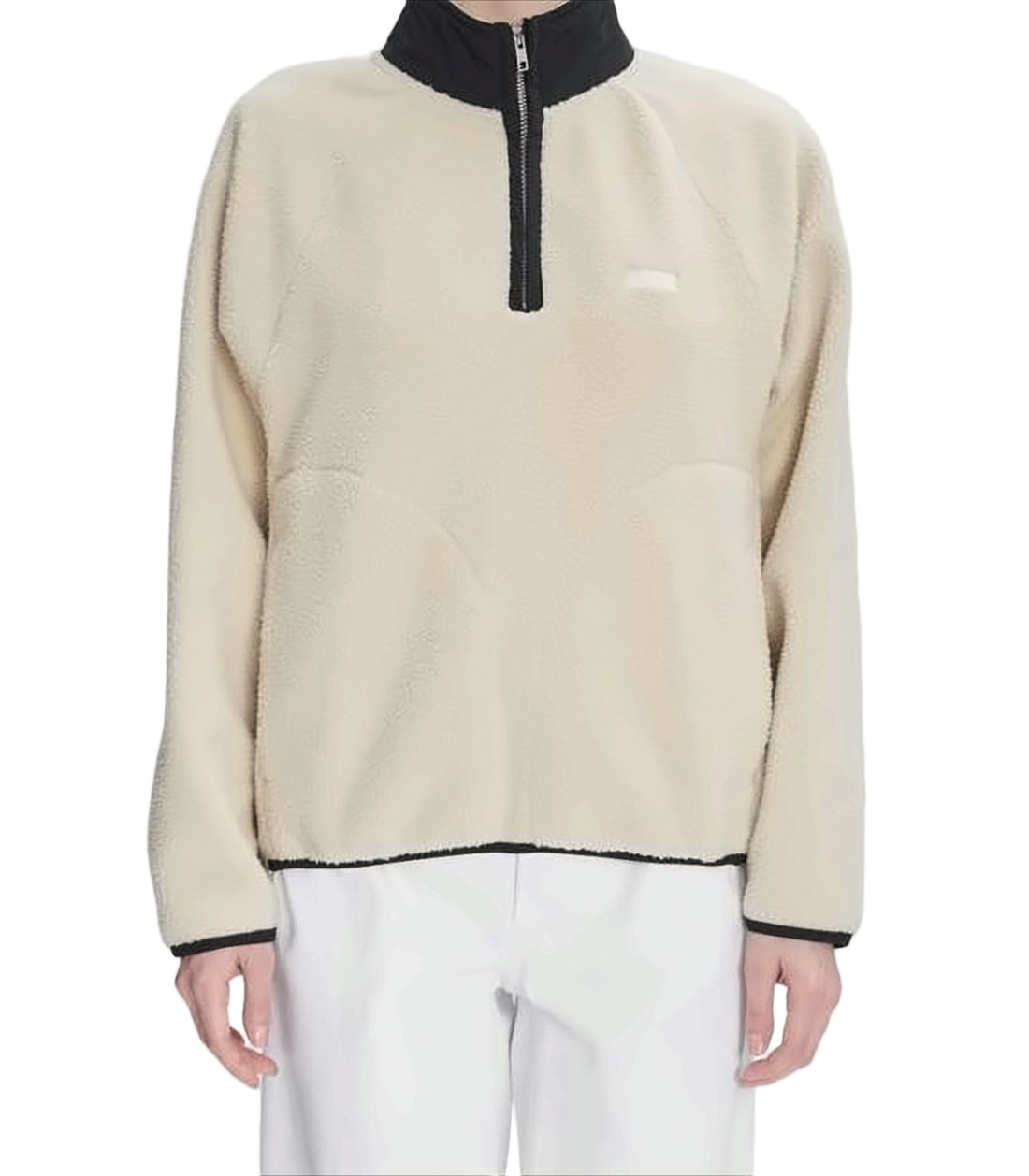 Long-Sleeve Top with Half-Zip Closure