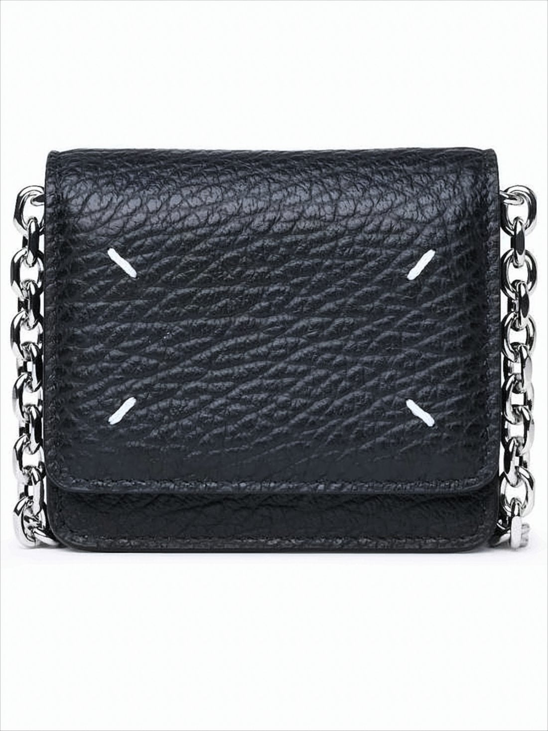 Textured Calf Leather Crossbody Bag