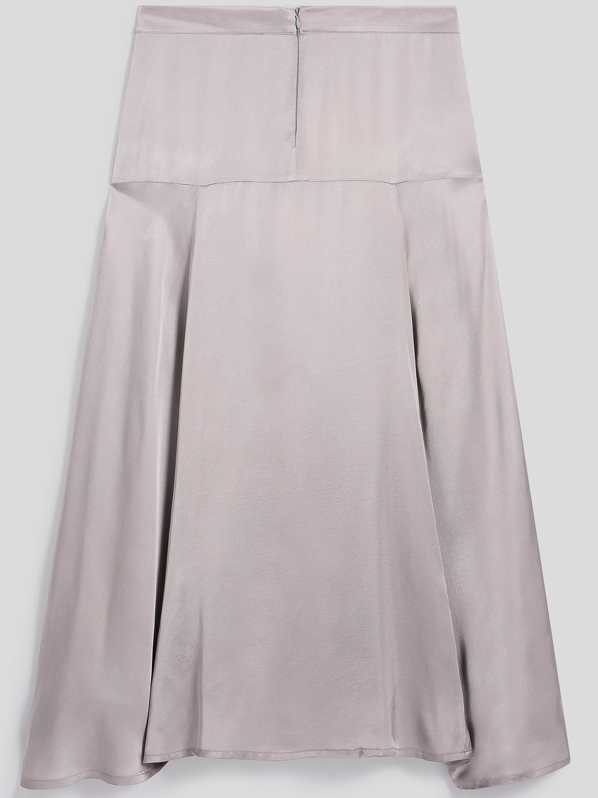 A-line Fabric Midi Skirt