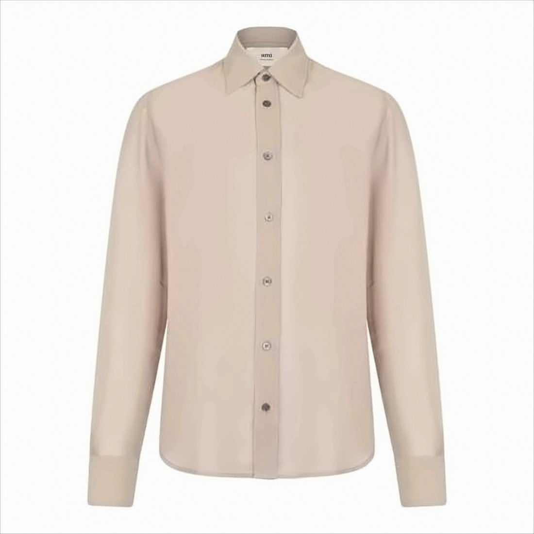 Long-Sleeved Shirt With Pointed Collar