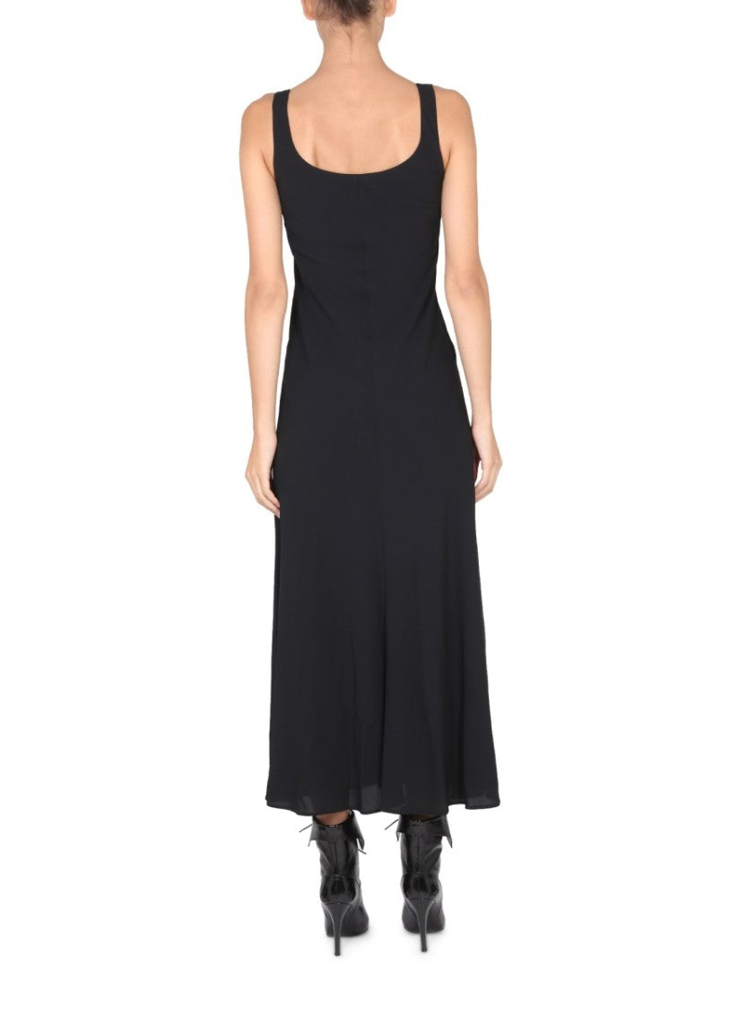 Sleeveless Viscose Jersey Maxi Dress