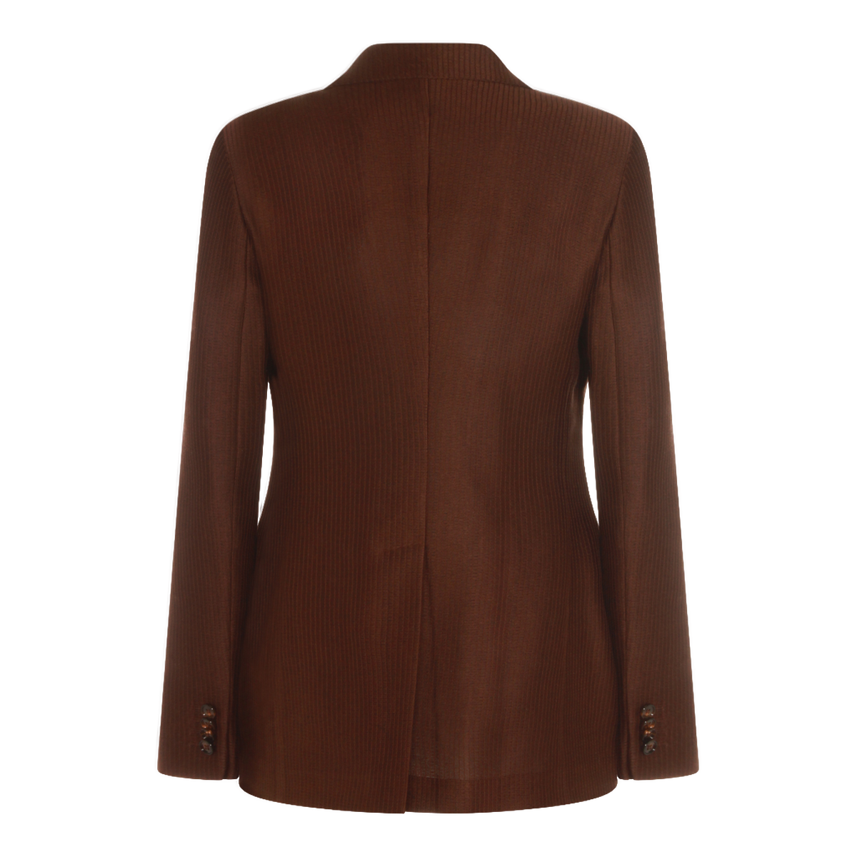 Double-Breasted Tailored Jacket With Textured Finish