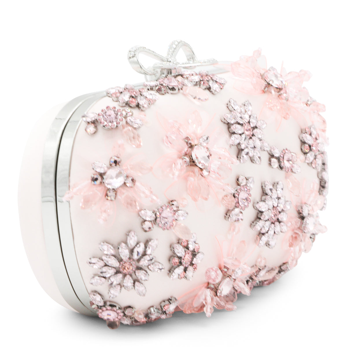 Pink Embellished Clutch