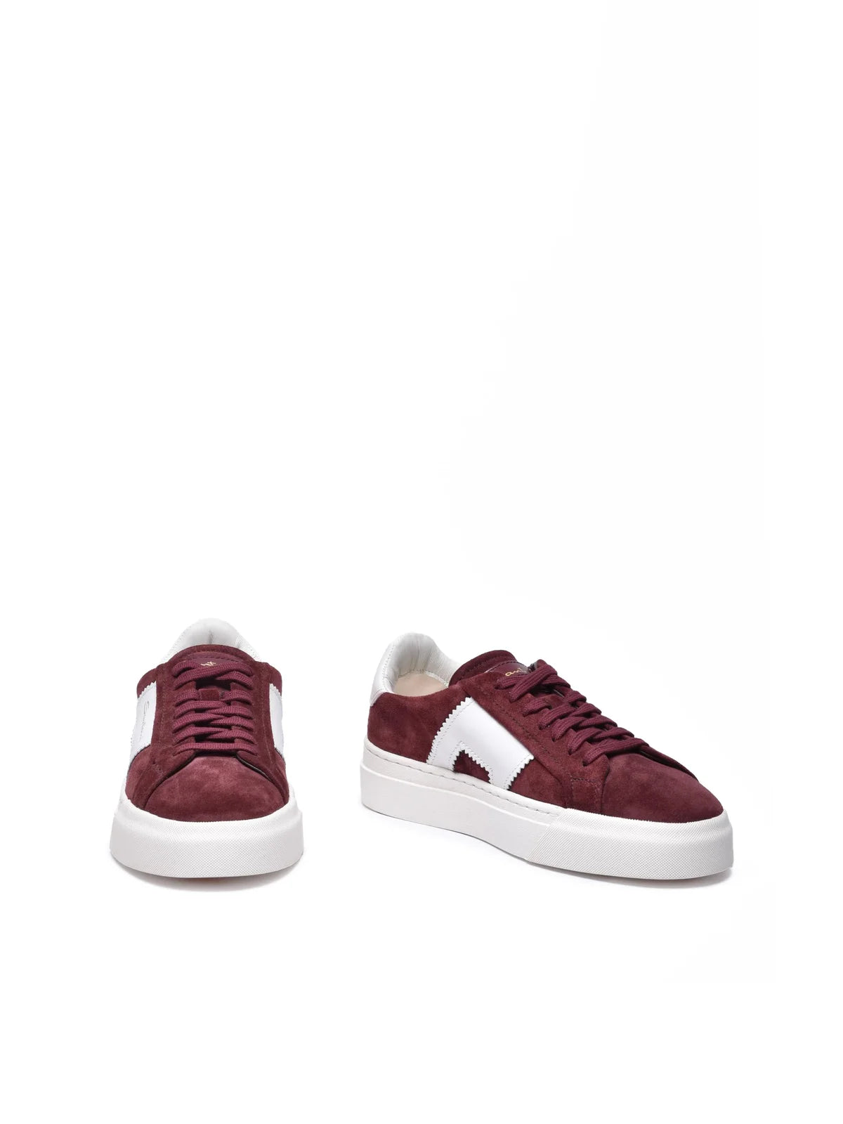 Red Suede Rubber Women's Suede Sneakers