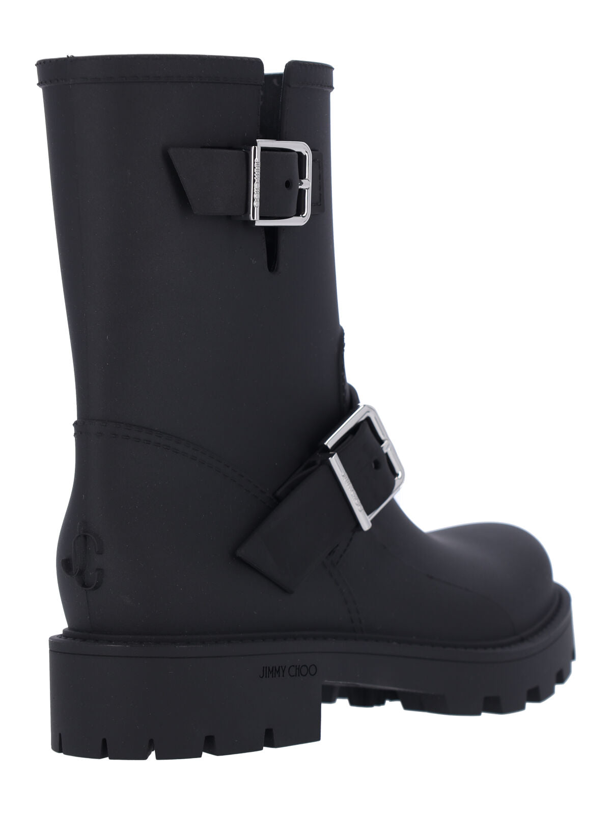 "Biker rain" Ankle Boots Black