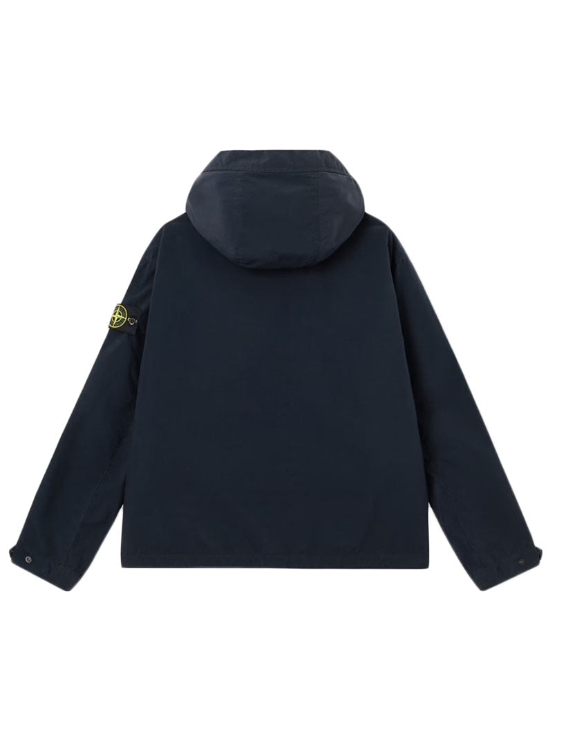 Boxy Short Parka With Front Zipper Closure