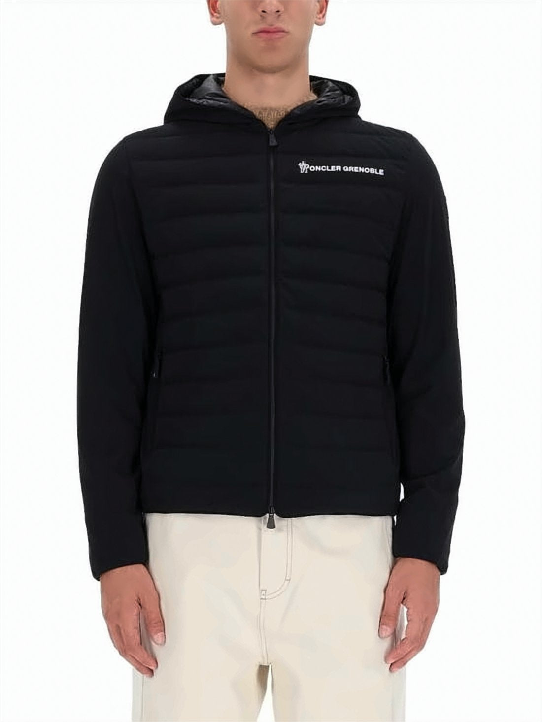 Matte Finish Padded Jacket with Hood
