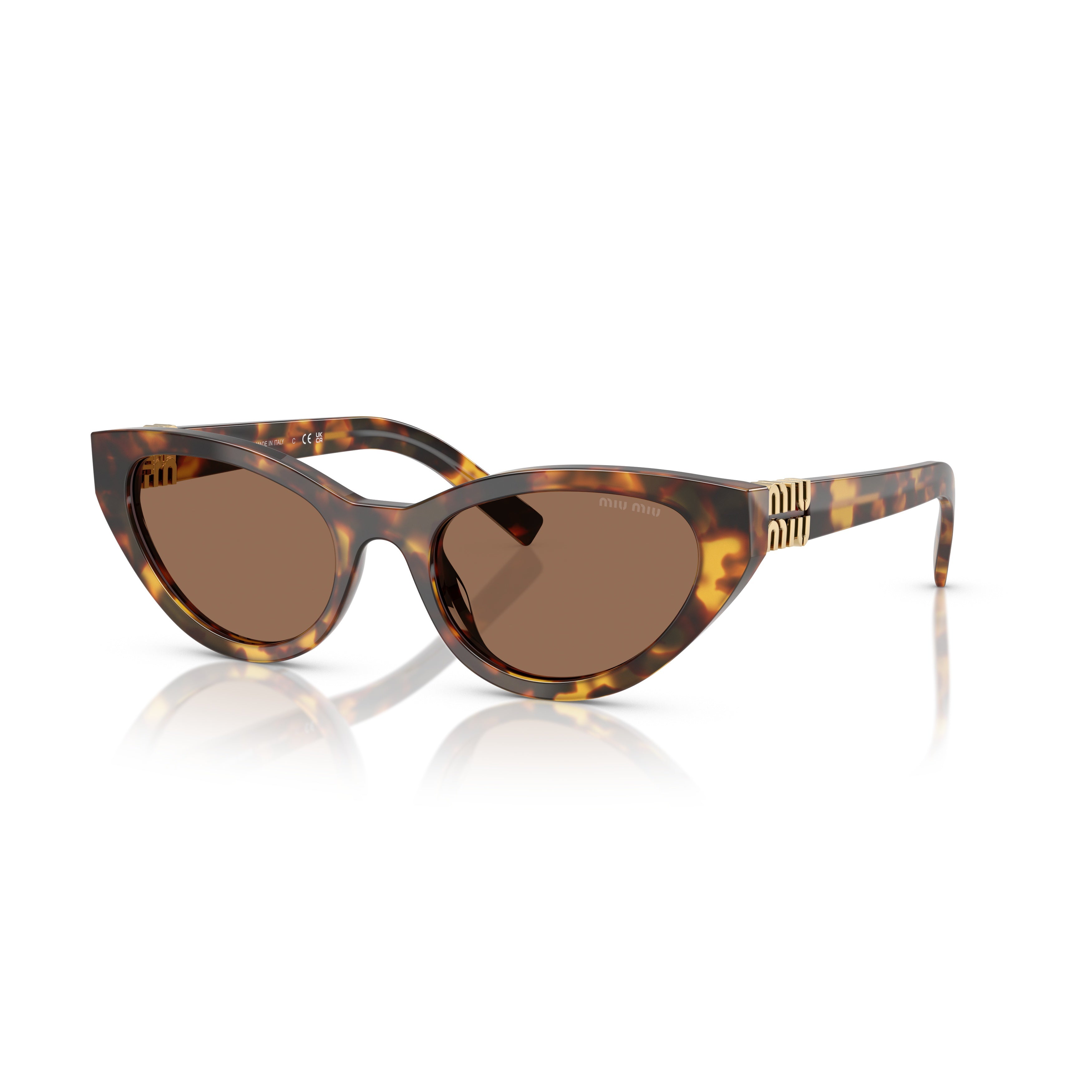 0mu A04s Cat-Eye Tortoiseshell Sunglasses