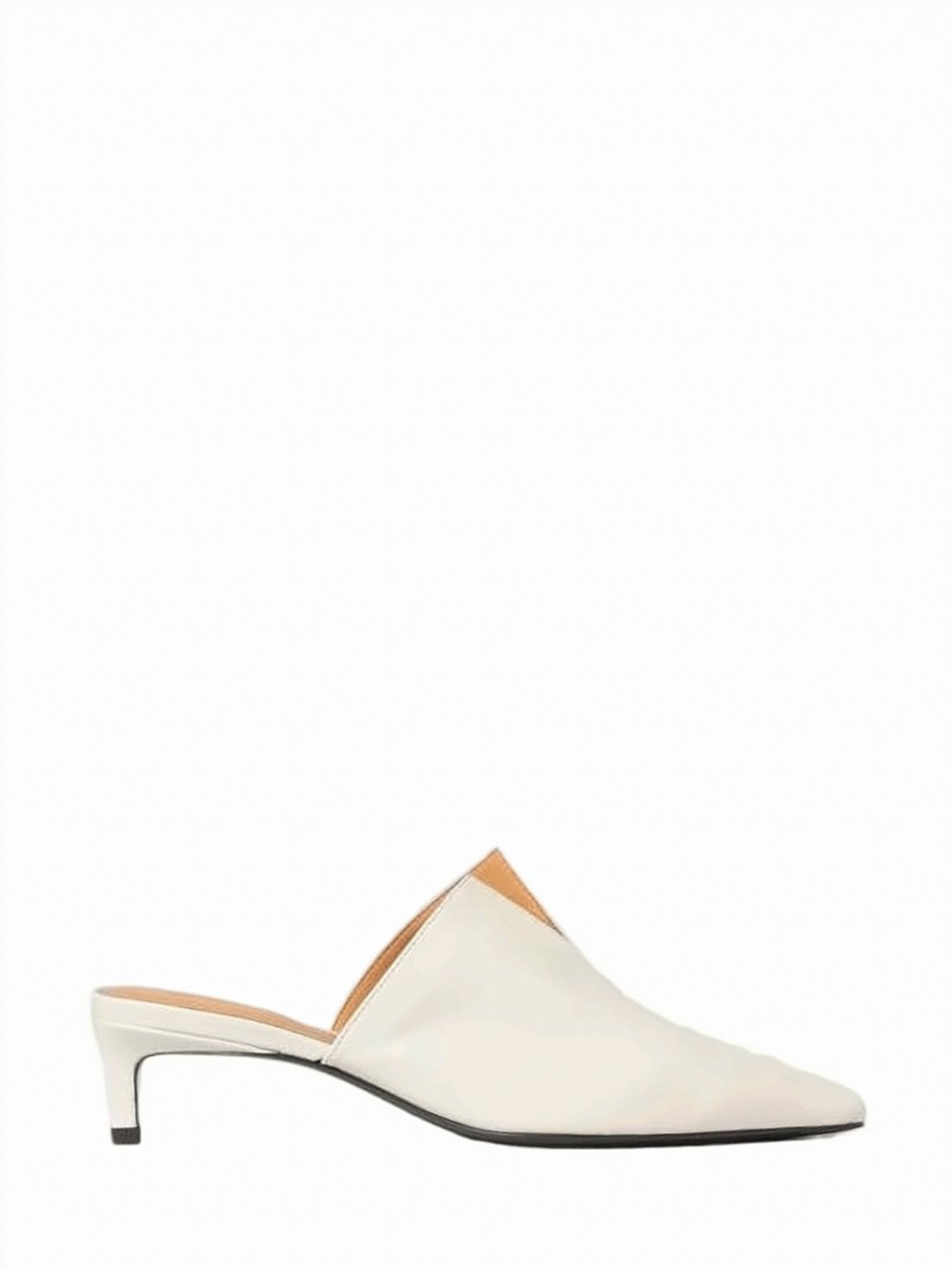 Pointed Toe Mules with Low Kitten Heel