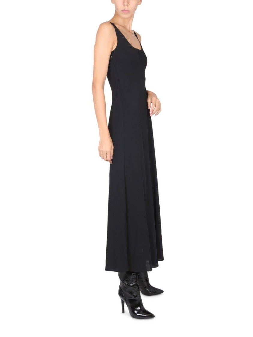 Sleeveless Viscose Jersey Maxi Dress
