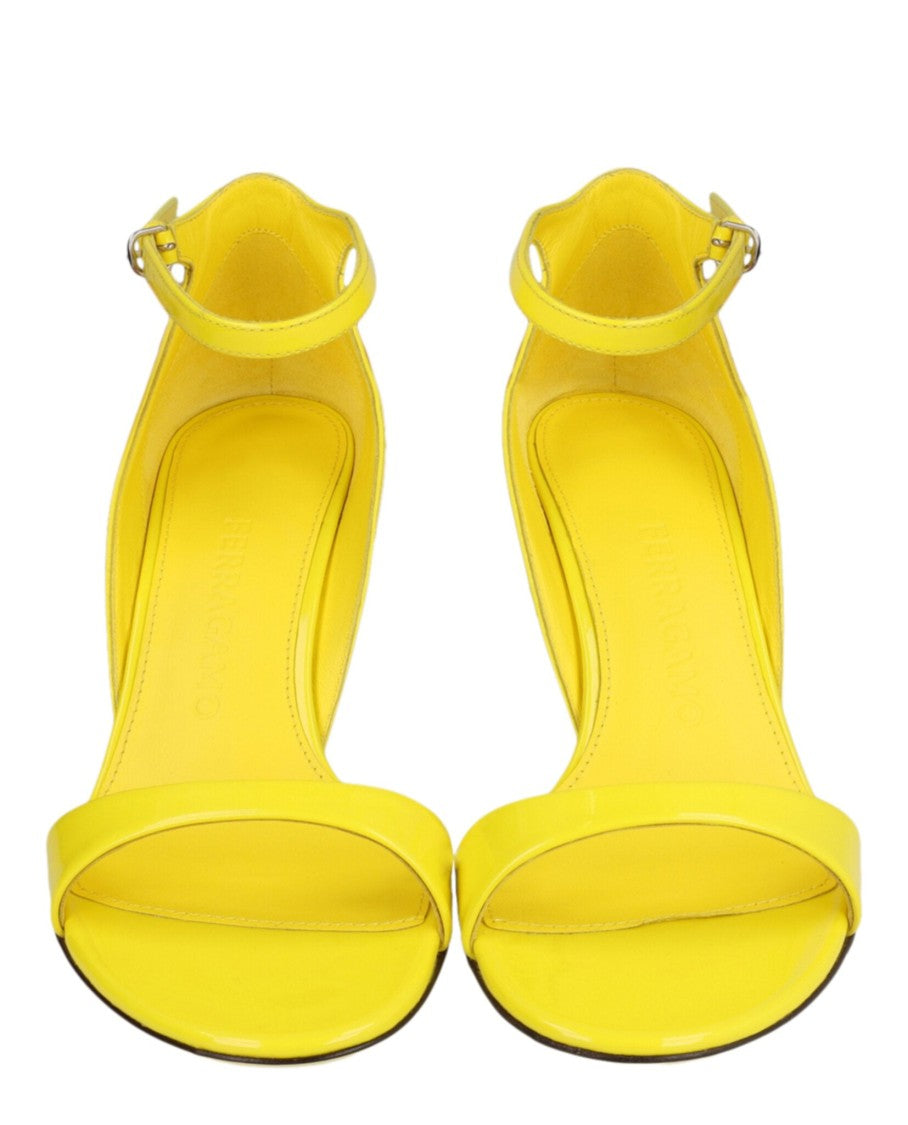 Vidette Patent Leather Wedge Sandals