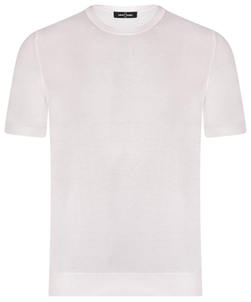 Cotton Crewneck Straight Fit T Shirt