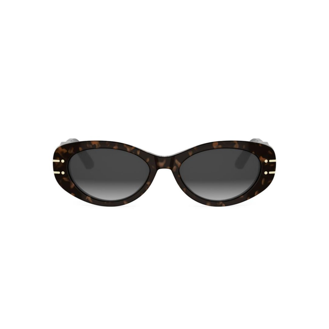 Signature B8u Tortoiseshell Oval Sunglasses