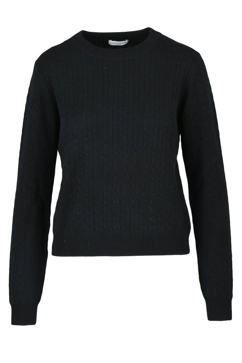 Crew Neck Sweater - Black