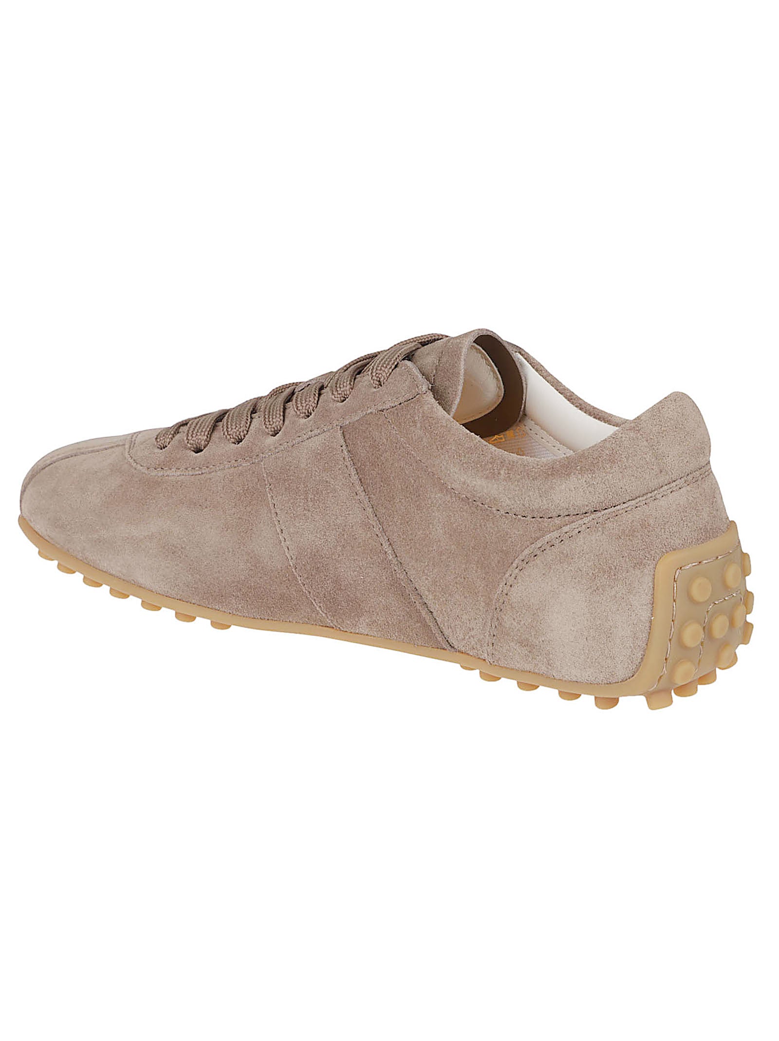 Suede Low-Profile Sneakers With Tonal Stitching