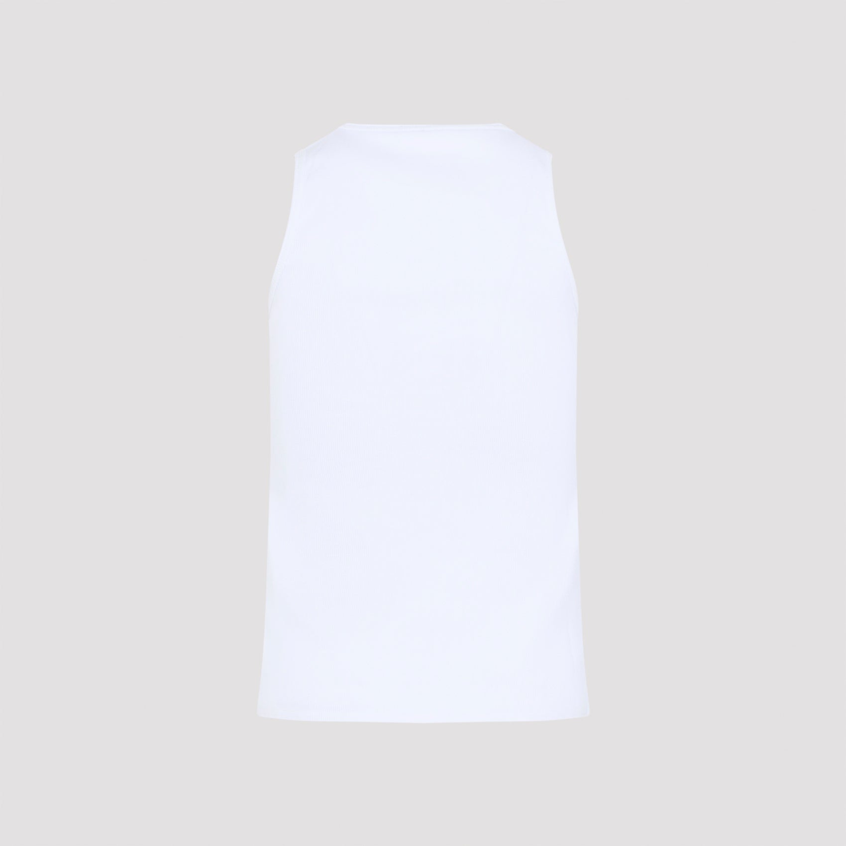 Sleeveless White Activewear Top