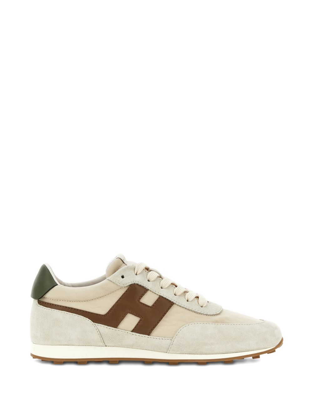 Silk and Nylon Construction Low-Top Sneakers