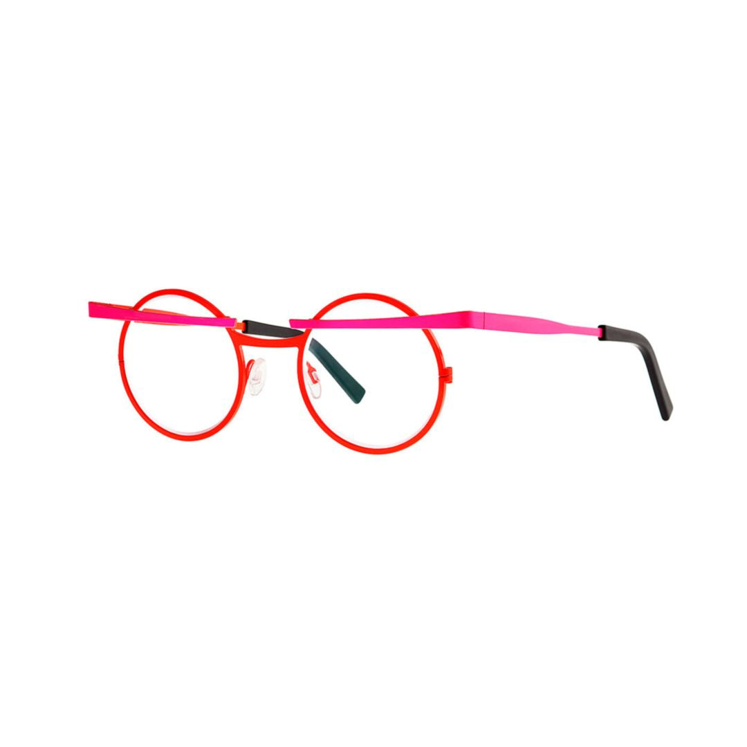Toji 487 C 306+21 Bi-Color Round Metal Eyeglasses with Distinctive Design
