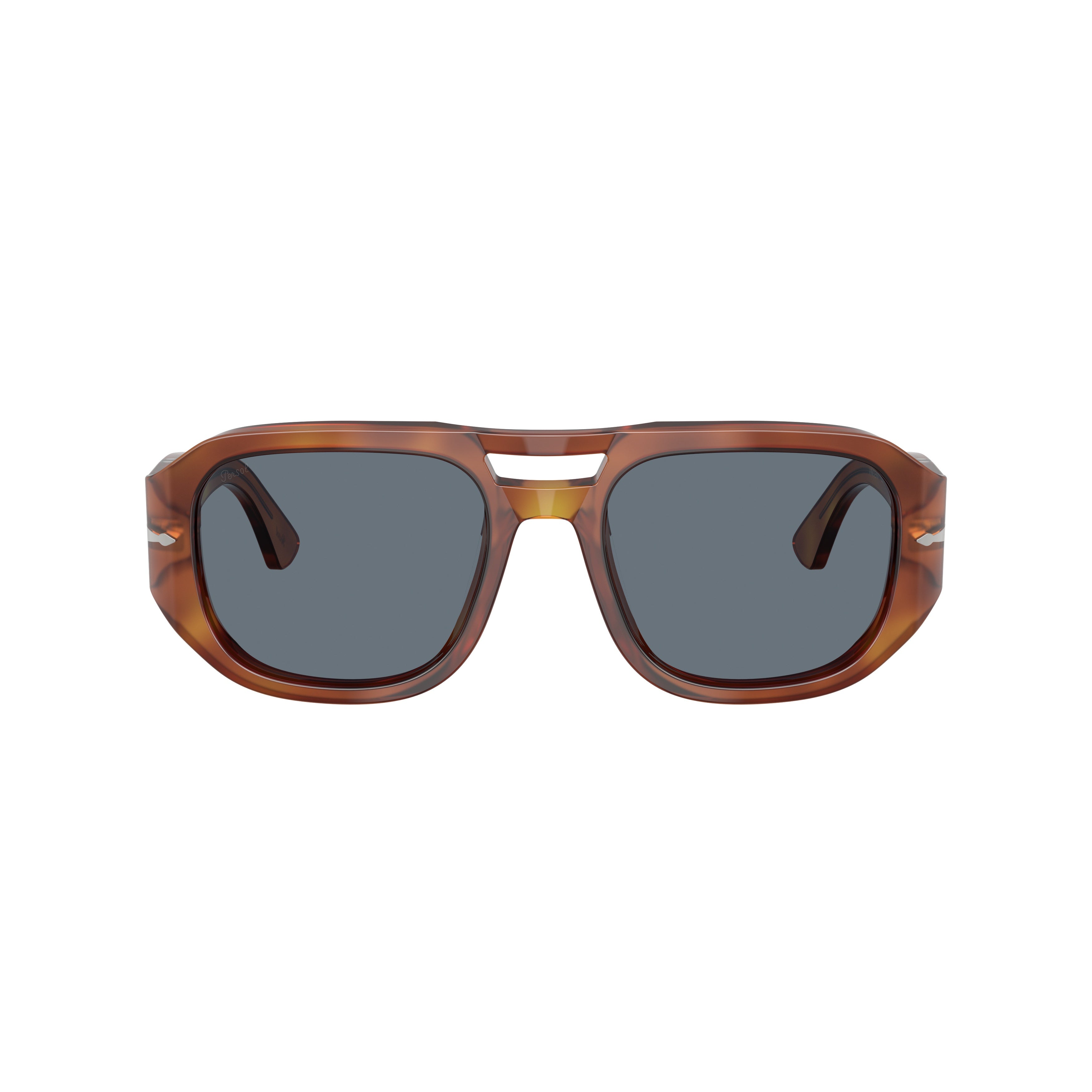 0po3373s Tortoiseshell Acetate Sunglasses with Double Bridge Design