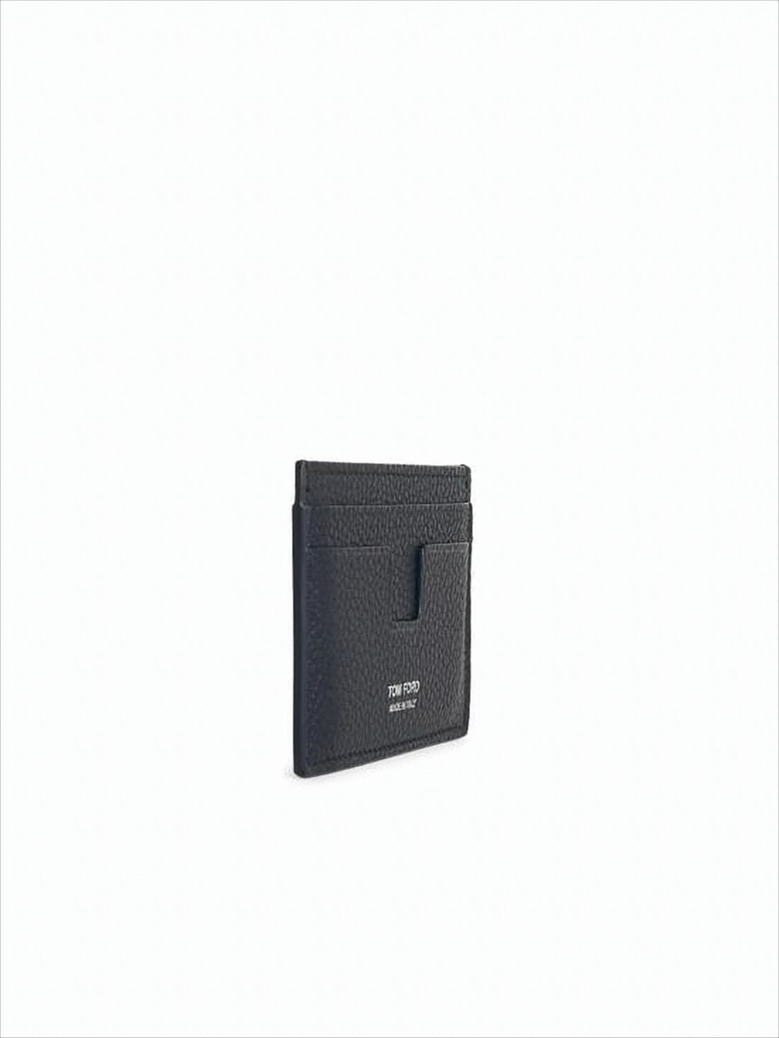 Grain Leather Card Holder