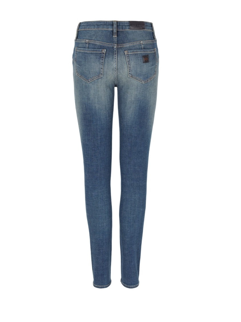 Slim Fit Jeans with Stretch and Iconic Branding