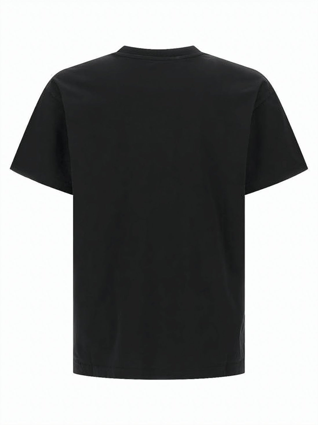Short-Sleeve Cotton T-Shirt with Colorful Emblem