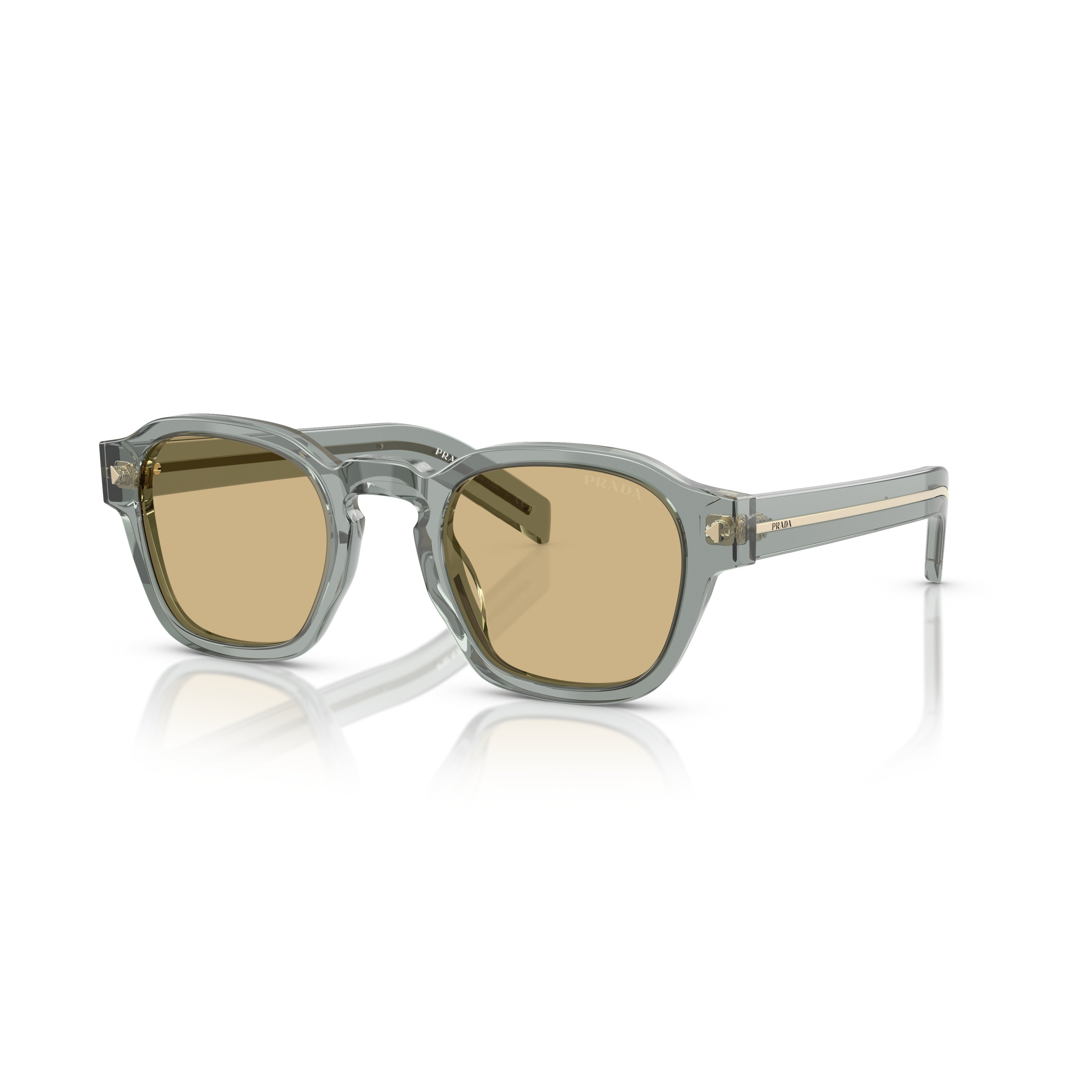 0pr A16s Translucent Acetate Square Sunglasses
