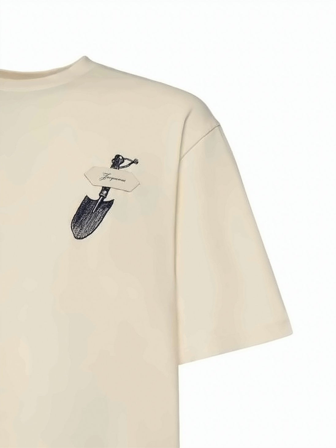 Short-Sleeve T-Shirt with Artistic Detail