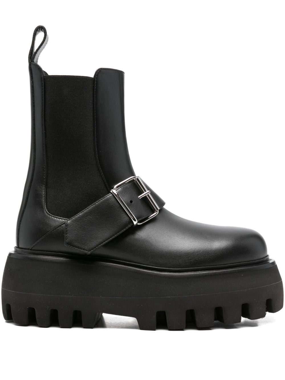 Sofa Buckle Boot In Black