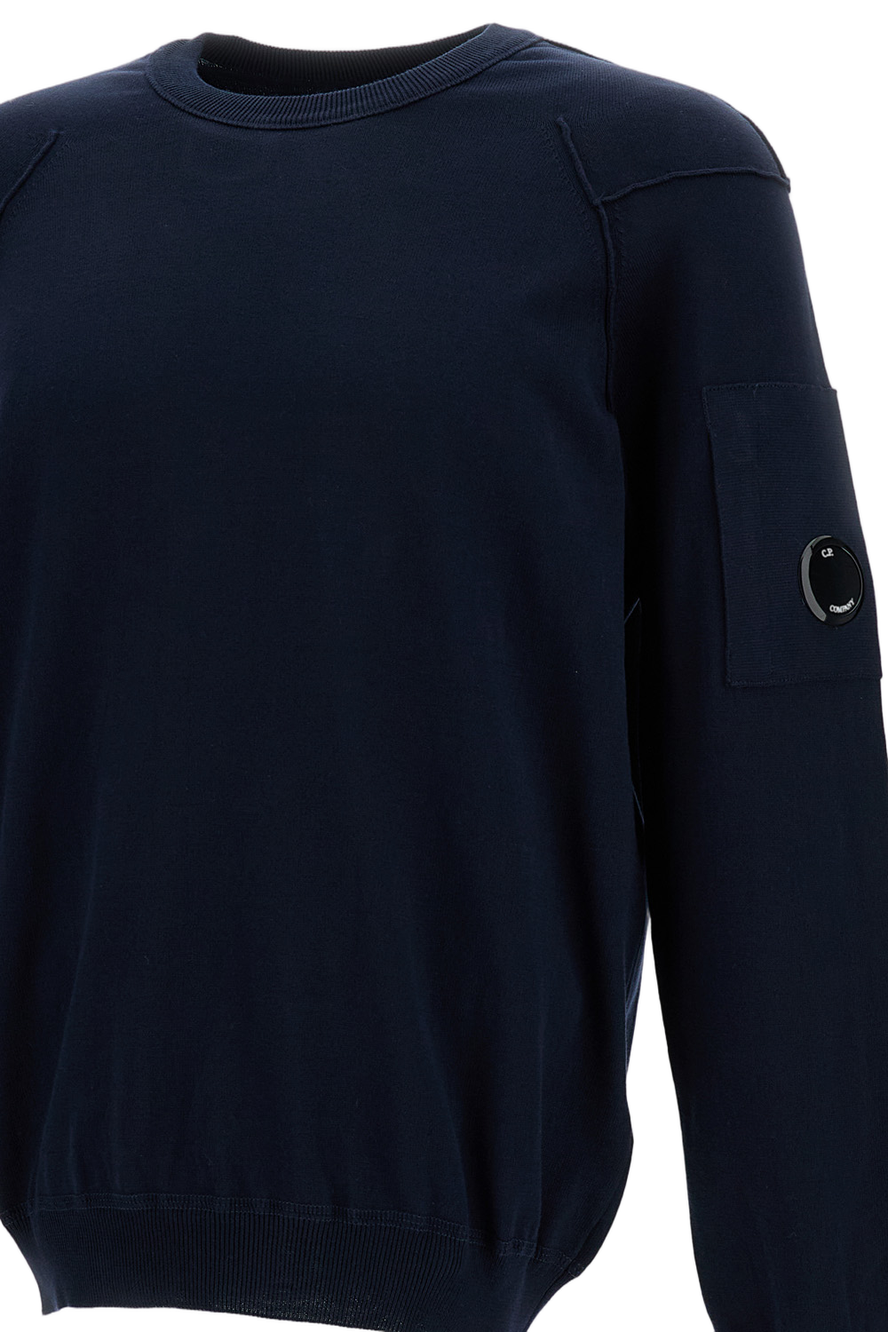 Rib-Knit Sea Island Cotton Crewneck Sweater
