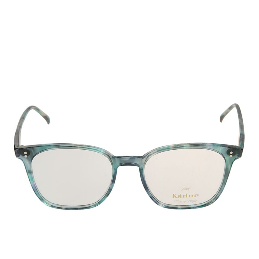 Quadro/K-53 Translucent Marbled Frame Sunglasses with Rectangular Lenses