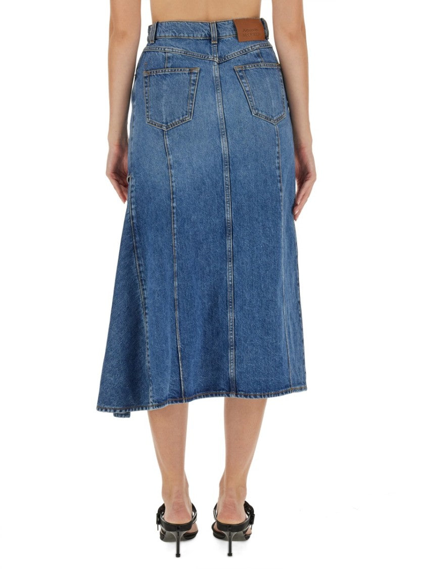 Pencil Skirt With Cut-Out