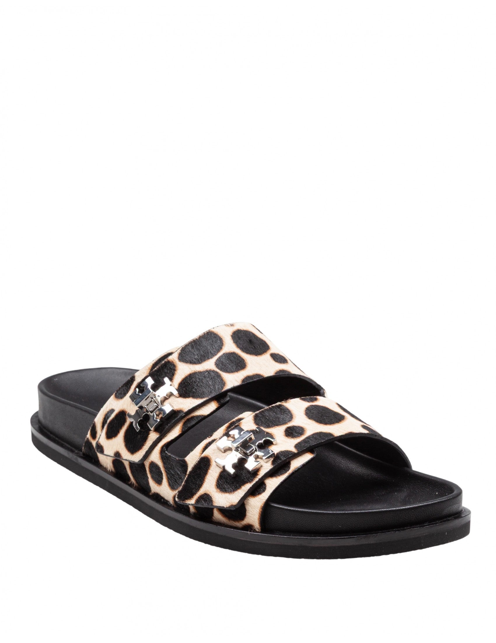 Sporty Slider Sandal With Swivel Details
