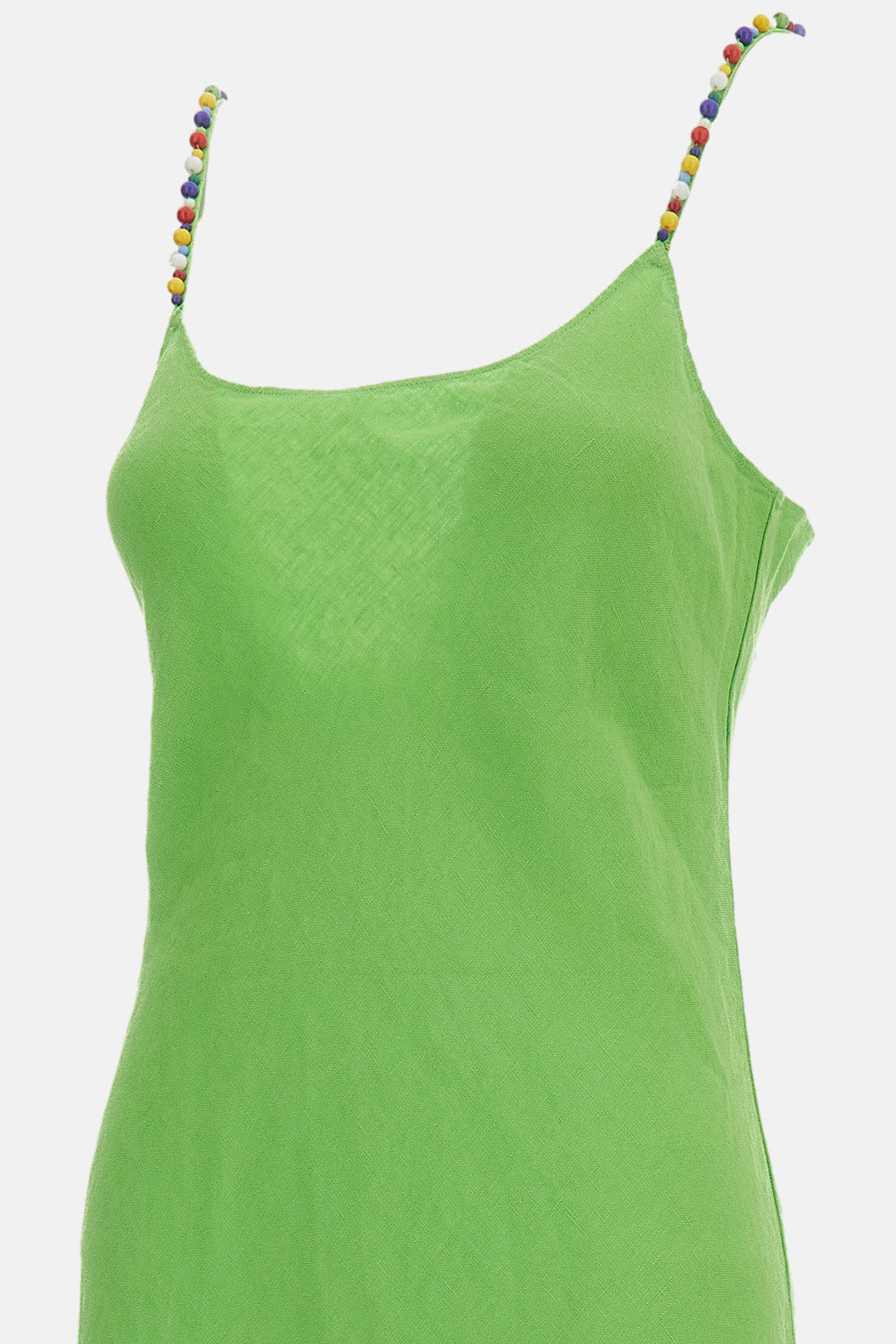Woven Linen Slip Dress