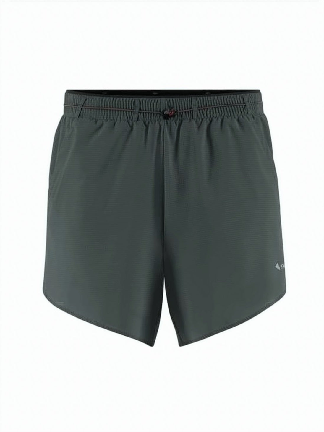 Tailored Grey Shorts with Adjustable Waistband and Signature Detail