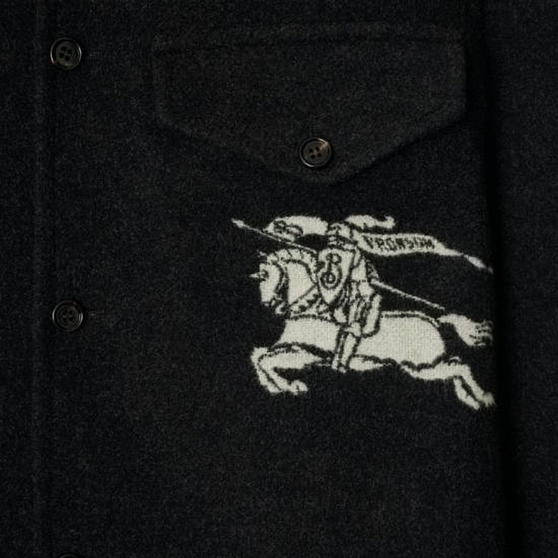 Classic Wool Jacket with Horse